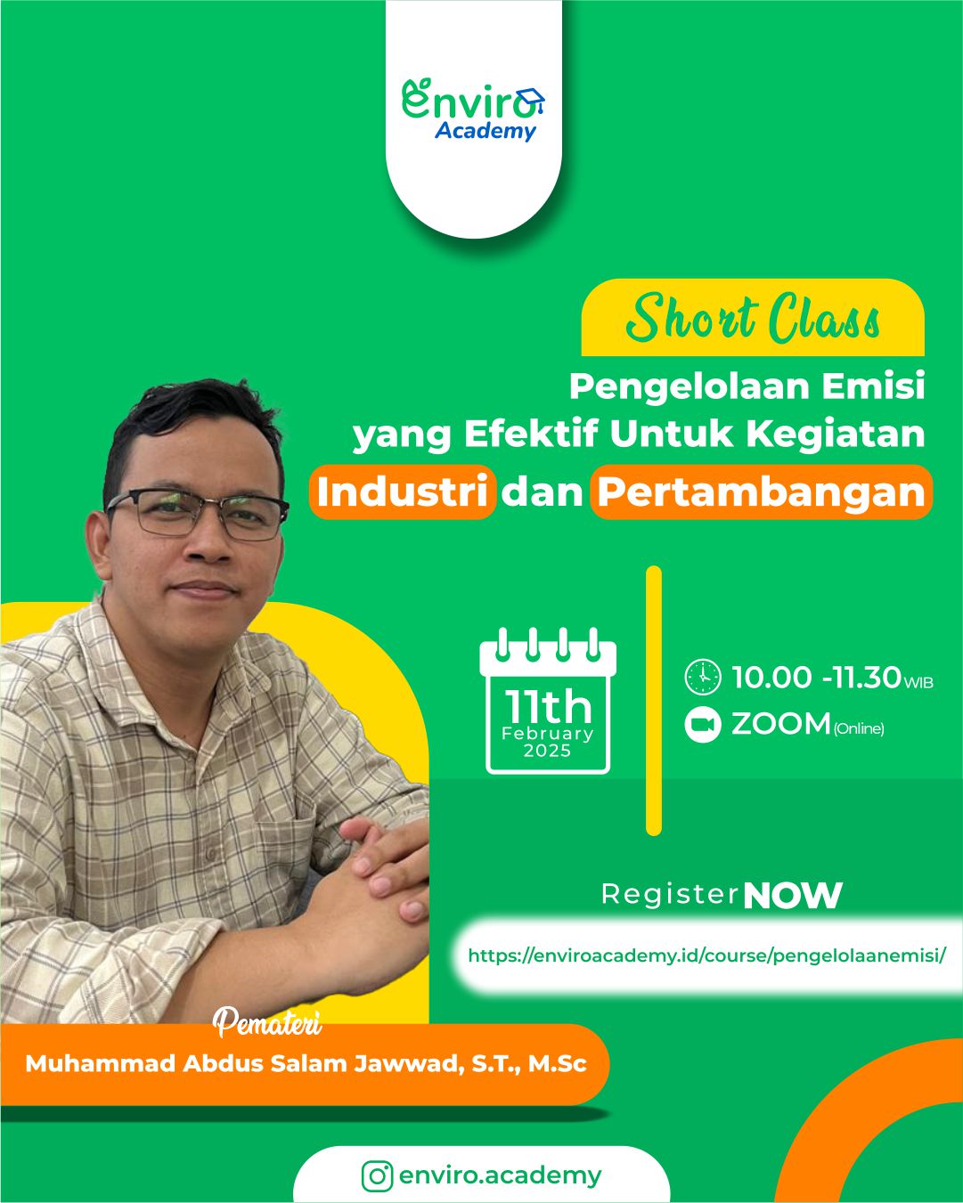 Materi – Pengelolaan Emisi yang Efektif Untuk Kegiatan Industri dan Pertambangan